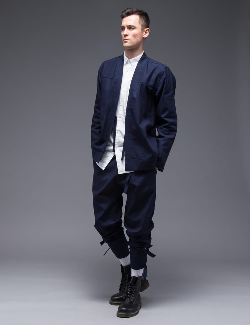 The Common-Folk - Osaka Indigo Hakama Kimono Pants | HBX