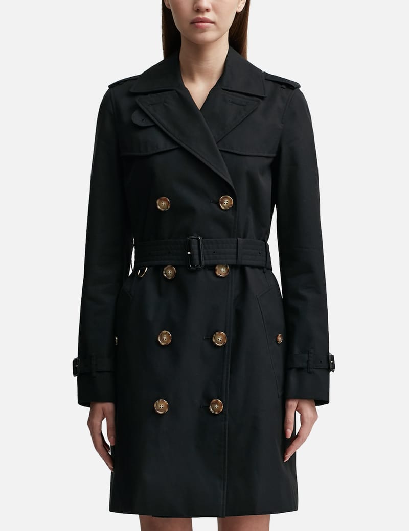 Burberry black shop trench coat