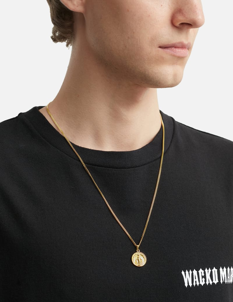 WACKO MARIA/COIN NECKLACE（GOLD） WACKO MARIA/COIN NECKLACE（GOLD）［コインネックレス-24秋冬