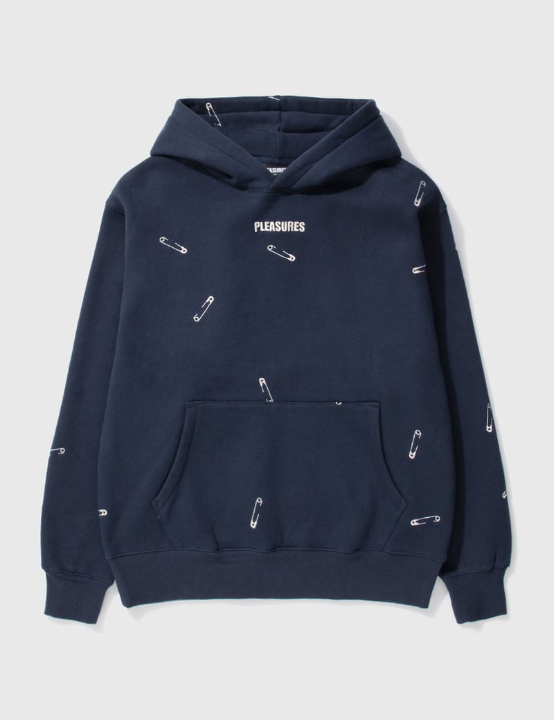 Pleasures - SAFETY PIN HOODIE | HBX - Globally Curated Fashion and