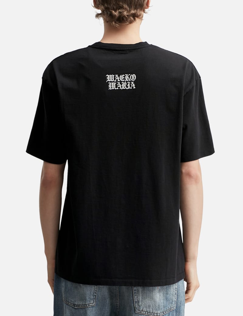 WACKO MARIA UFC / WASHED T-SHIRT （WHITE） WACKO MARIA UFC Washed T-Shirt - Heavyweight Japanese cotton tee