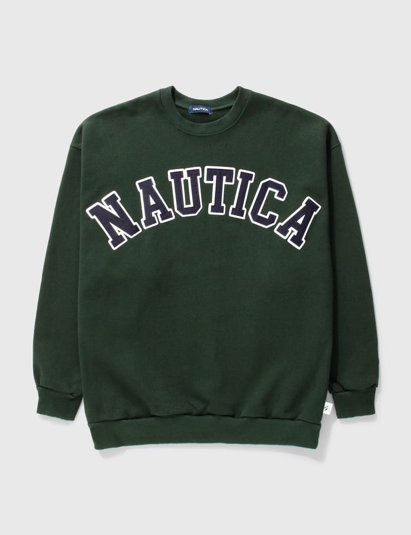 Nautica JP - Arch Logo Crewneck Sweatshirt -HBX LTD- | HBX