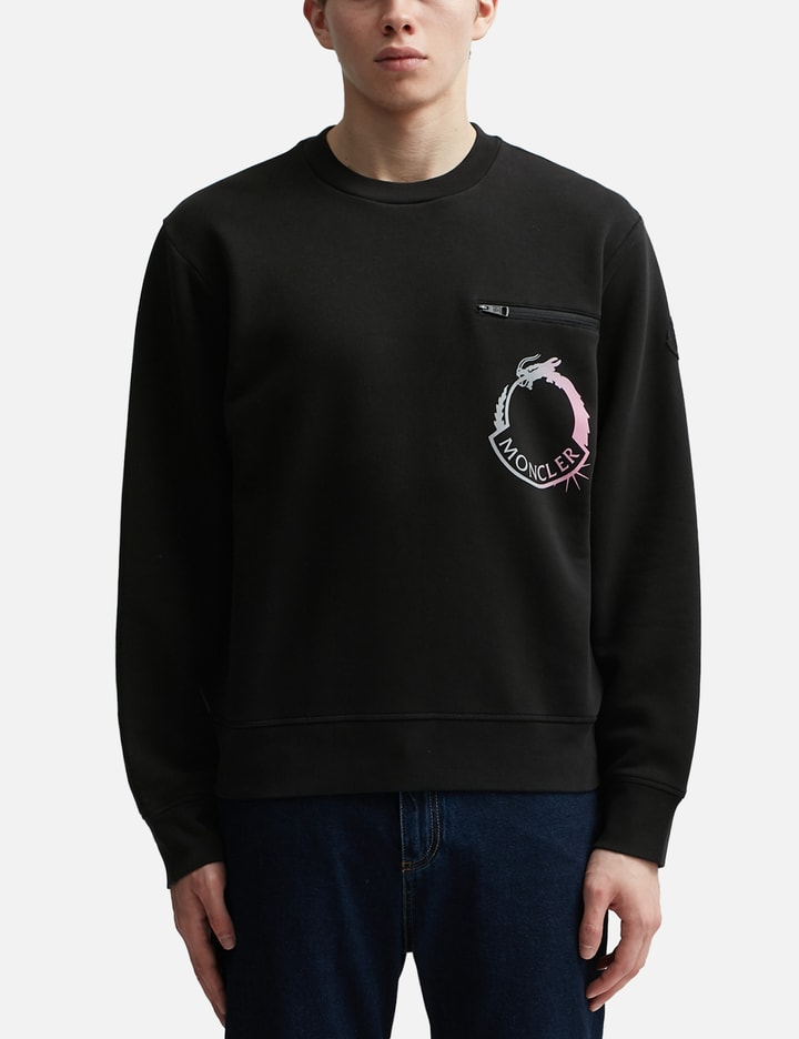 海外希少【MONCLER】コットン LOGO MOTIF SWEATSHIRT 