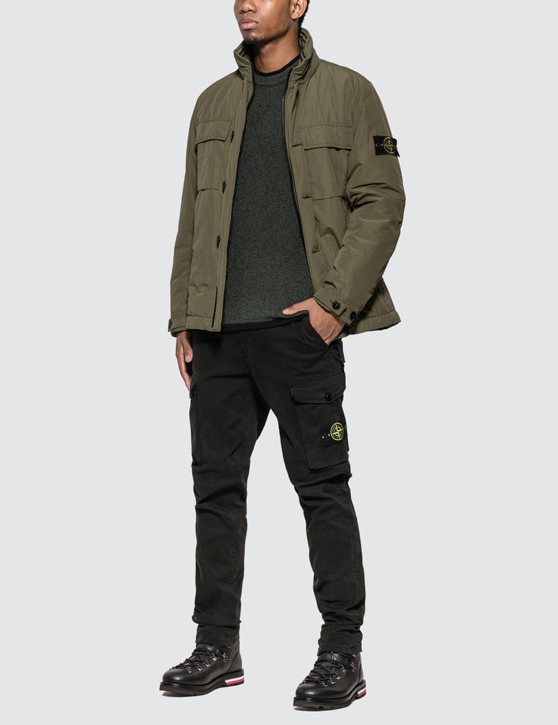 Stone Island - Micro Reps Hooded Jacket | HBX - Globally Curated