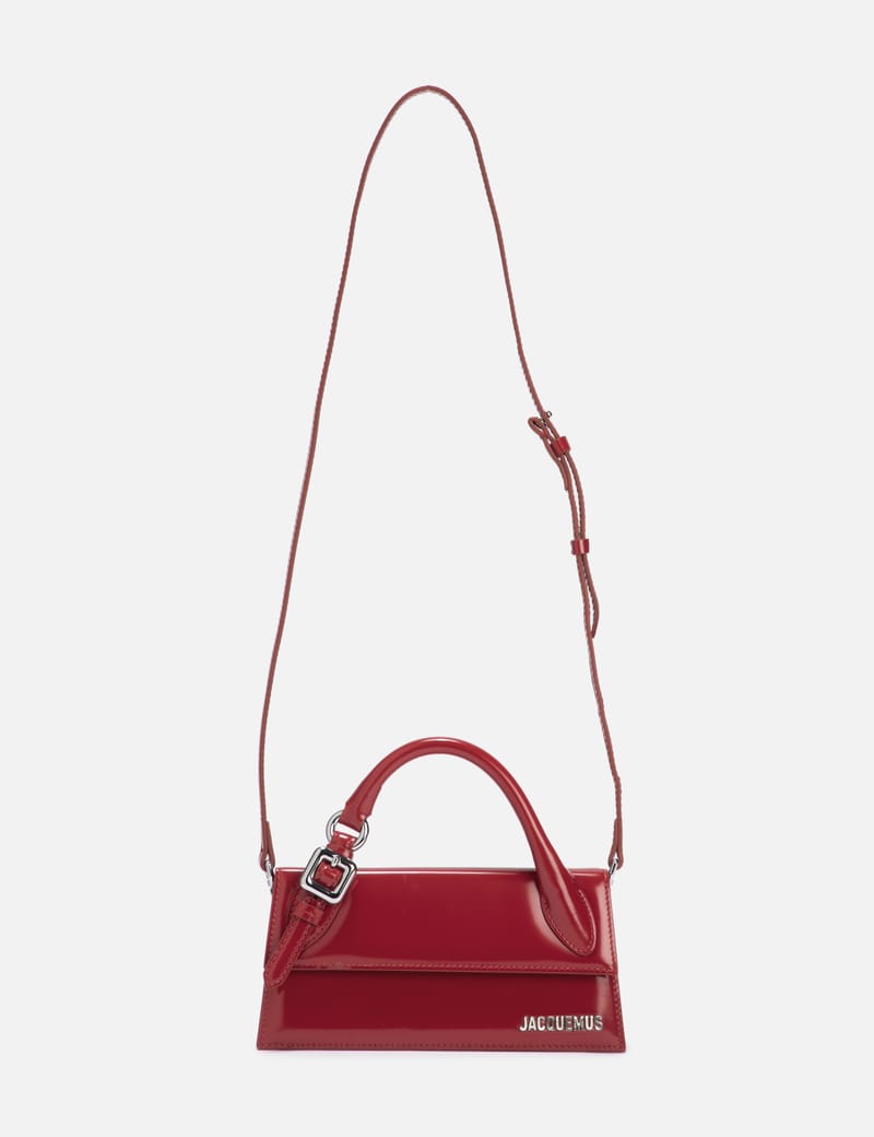【JACQUEMUS】ラ ポシェット ロンド カレ クラッチ レッド The Rond Carré clutch by JACQUEMUS | Official website