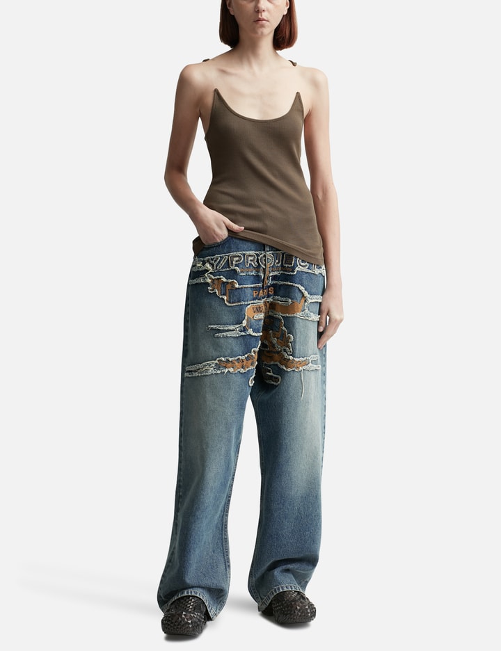 Y/PROJECT - EVERGREEN PARIS' BEST PATCH JEANS | HBX