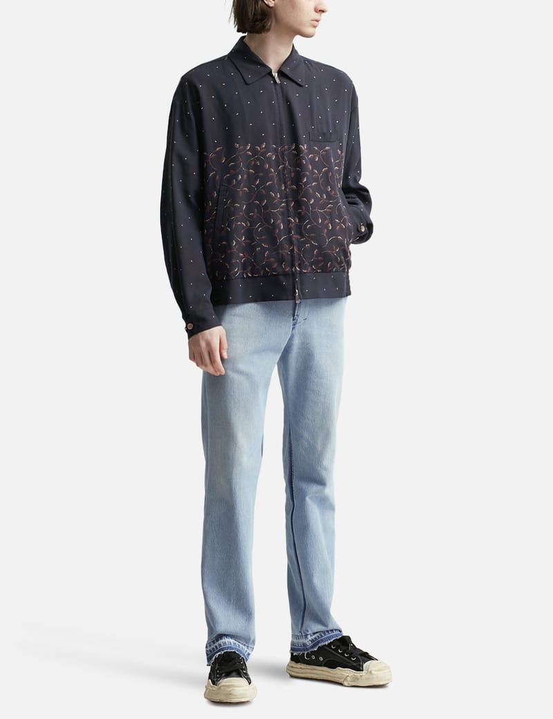 Seven by seven - BOTANICAL PRINT ZIP-UP BLOUSON | HBX - Globally