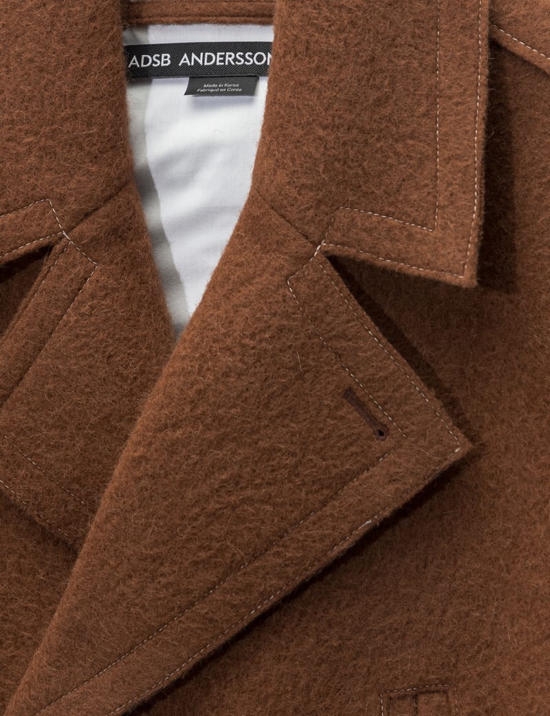 Andersson Bell - Leon Pea Coat | HBX - Globally Curated Andersson Bell - Leon Pea Coat | HBX - Globally Curated
