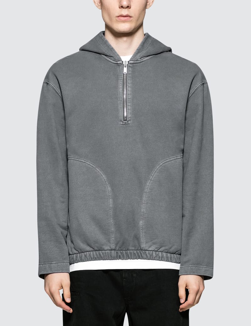 Lemaire - Hooded Zipped Sweater | HBX