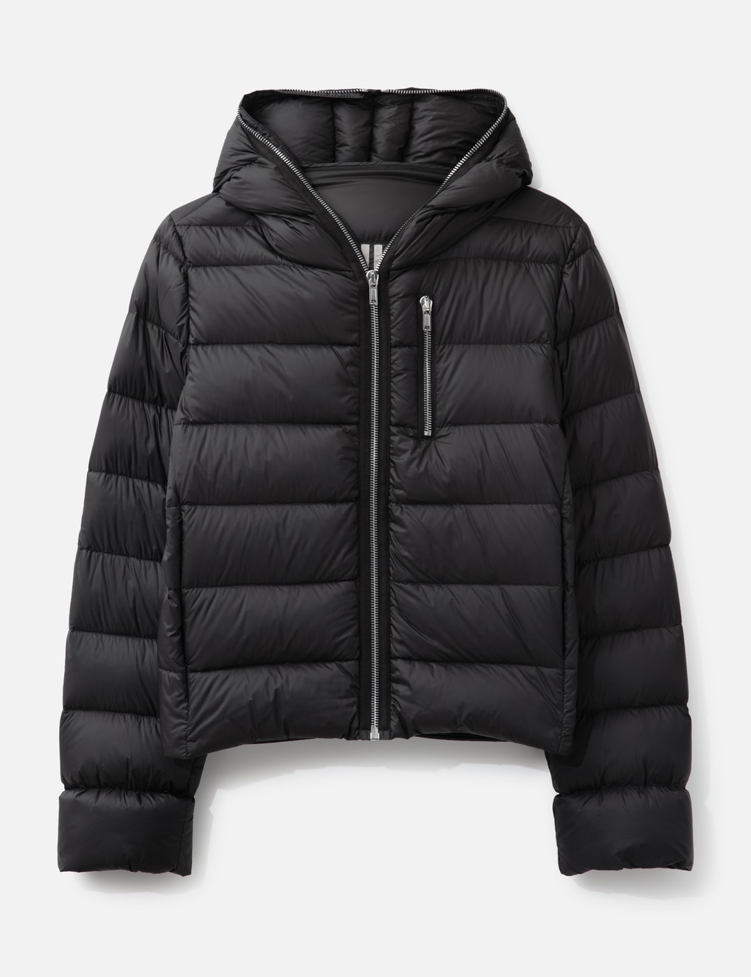 Rick Owens GIMP Jacket - Black water-repellent down jacket | HBX