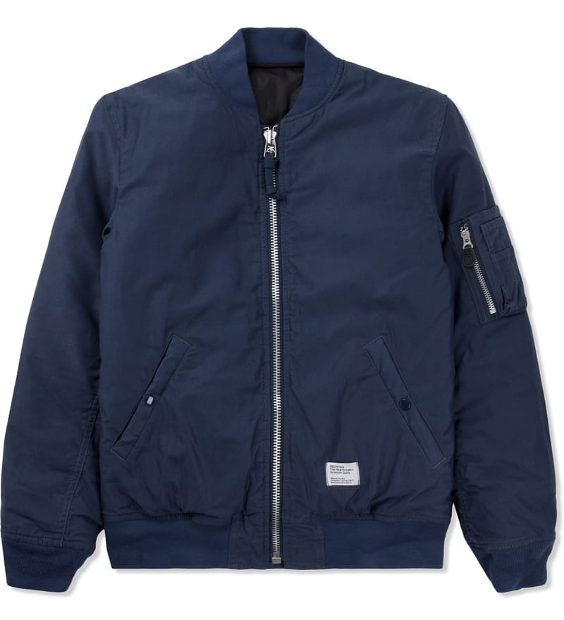 Bedwin & The Heartbreakers - Navy Dean MA-1 Jacket | HBX