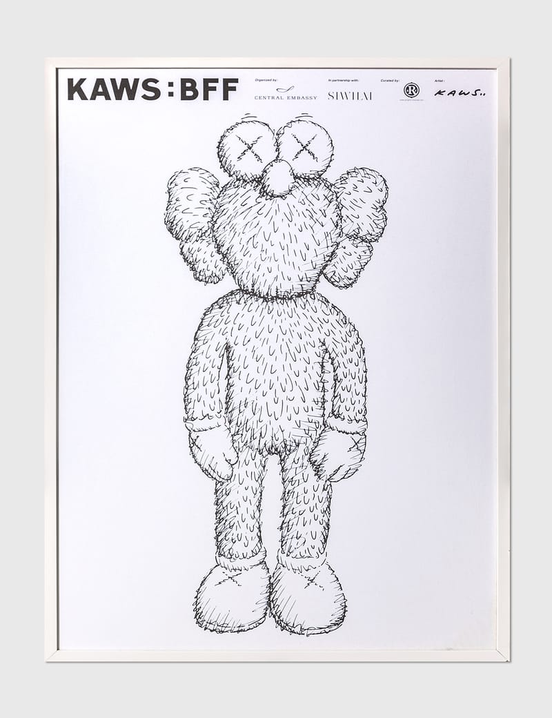 KAWS - Kaws Bff: 2016 exhibiton poster | HBX - Globally Curated