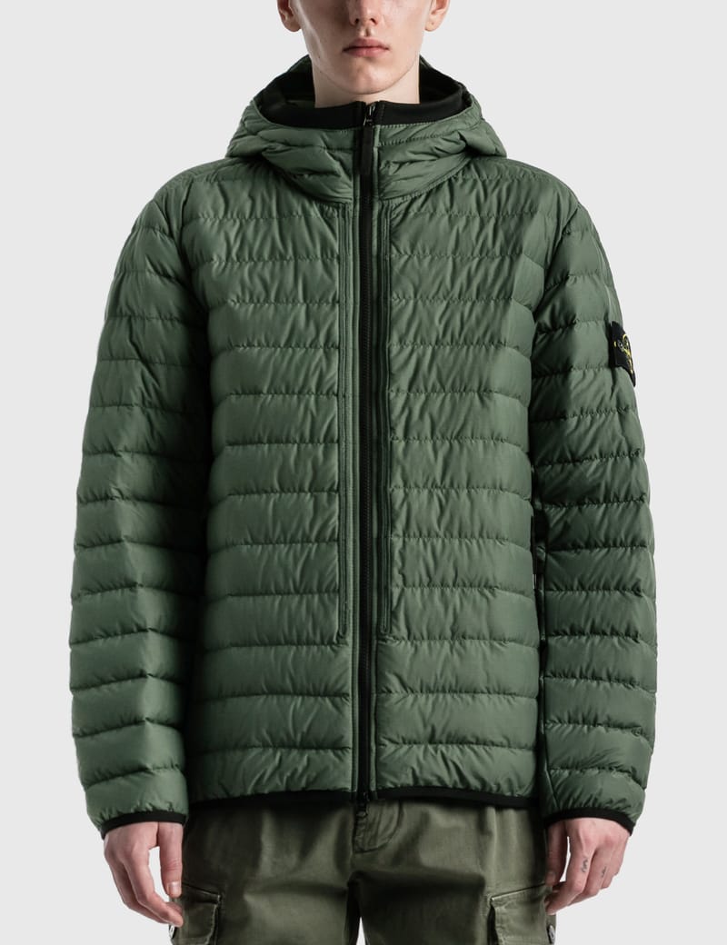 ストーンアイランド パデッドジャケット stone STONE ISLAND(ストーンアイランド)ポリエステルマイクロツイルパ