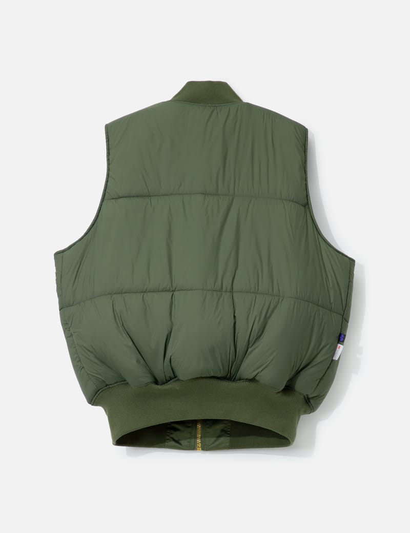 Alpha Industries MA-1 Base Vest - Reversible Thinsulate puffer in