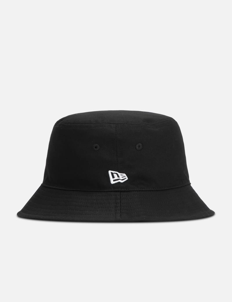 New Era - New Era Black Basic Tapered Bucket | HBX - Globally