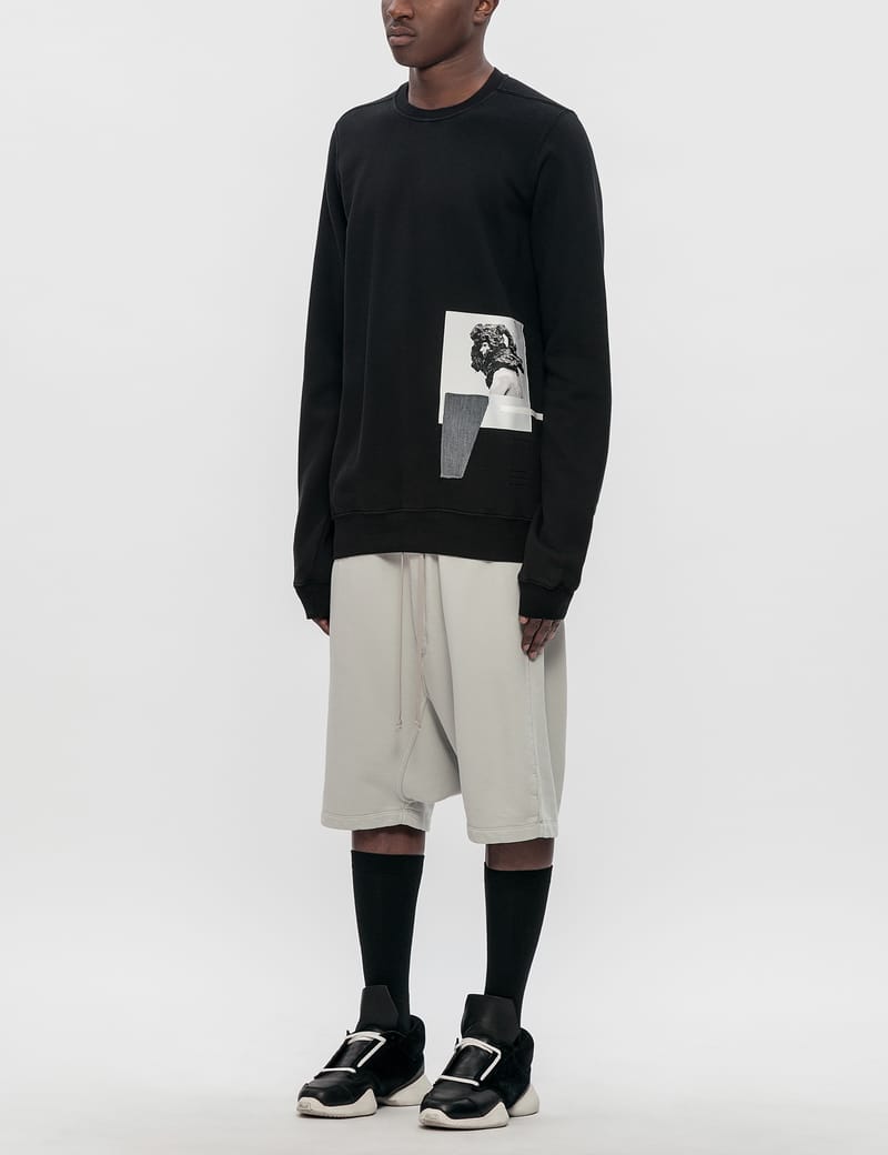 Rick Owens Drkshdw - Felpa Crewneck Sweatshirt | HBX