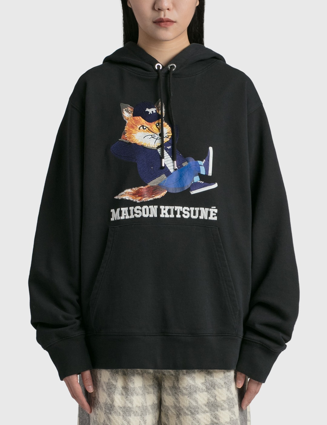 Purple fox hoodie Clearance