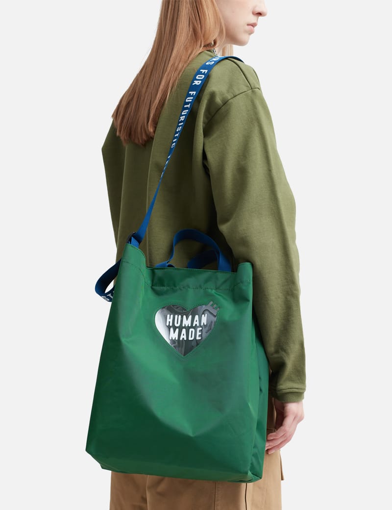 HUMAN MADE NYLON HEART 2-WAY TOTE | hartwellspremium.com