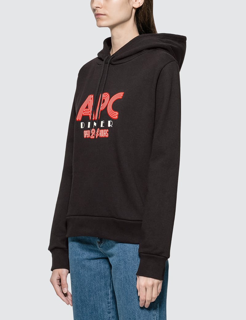 A.P.C. Benito Logo Hoodie HBX Globally Curated Fashion and