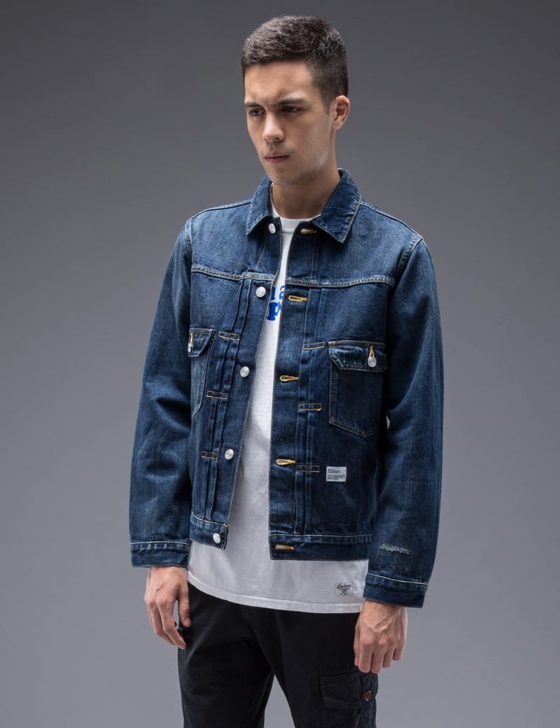 【SATIIIZ】Belope Ethnic Canton Denim Jacket SATIIIZ】Belope Ethnic Canton Denim Jacket