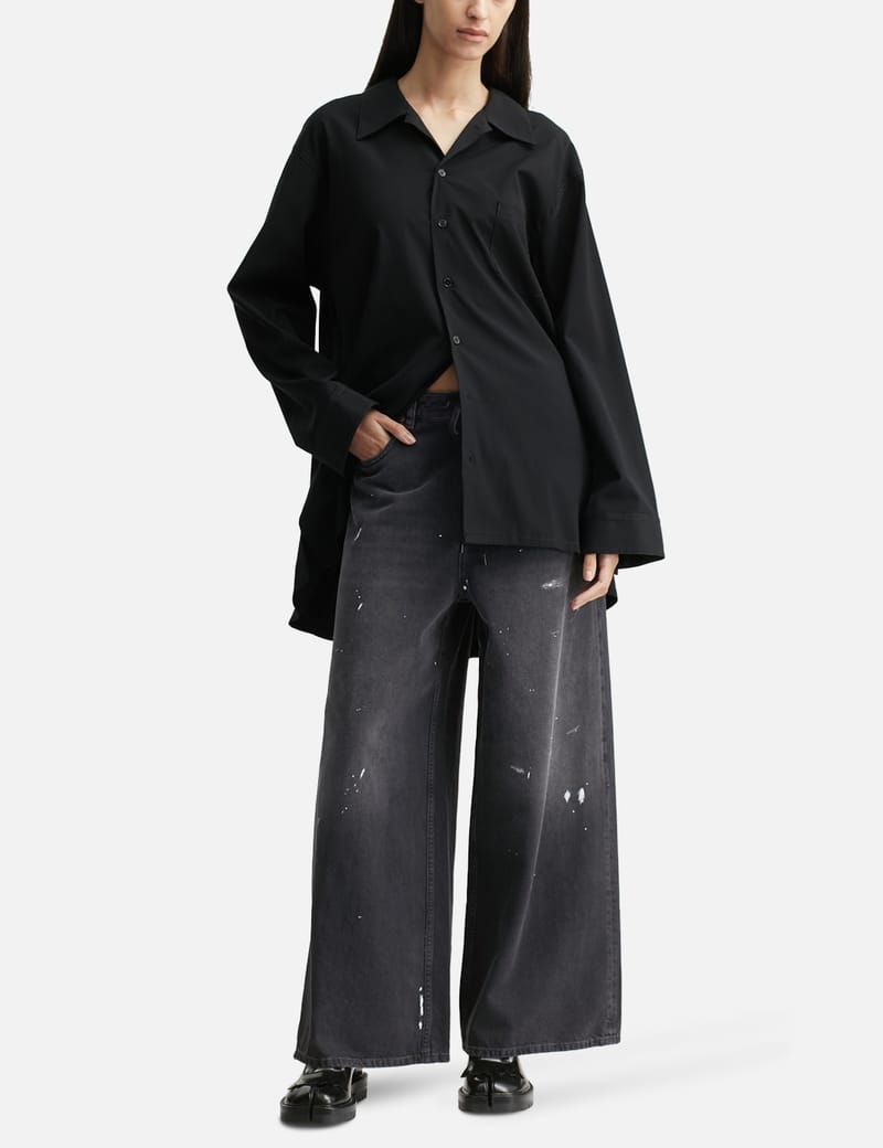 エムエムシックス メゾン マルジェラ - ワイドレッグ ジーンズ | HBX