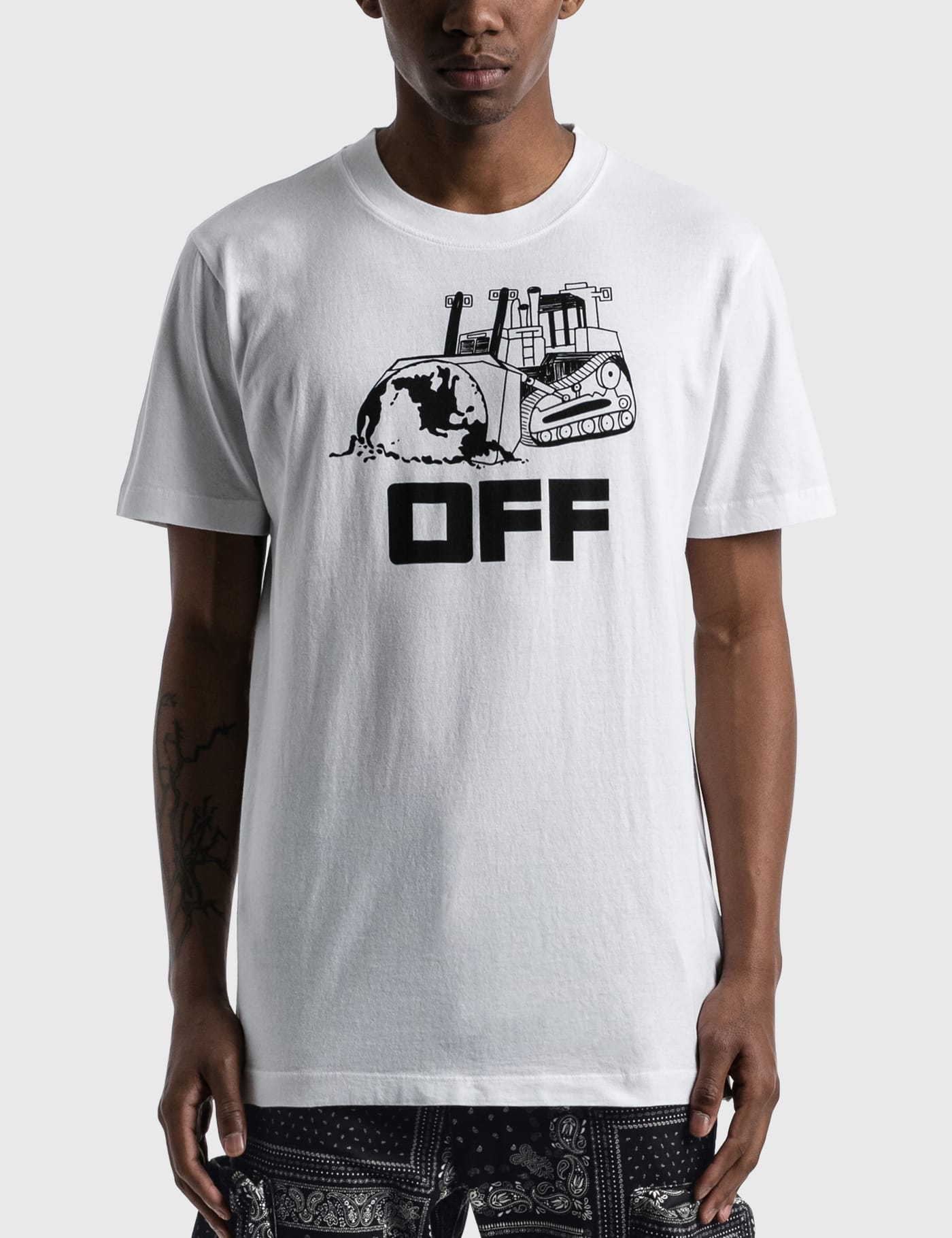 Off-White - World Caterpillar Slim T-shirt | HBX - Globally Curated Fashion  and Lifestyle by Hypebeast