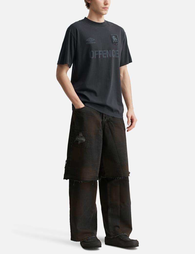 Umbro Umbro X Slam Jam Offence Defence T-Shirt - Washed-black