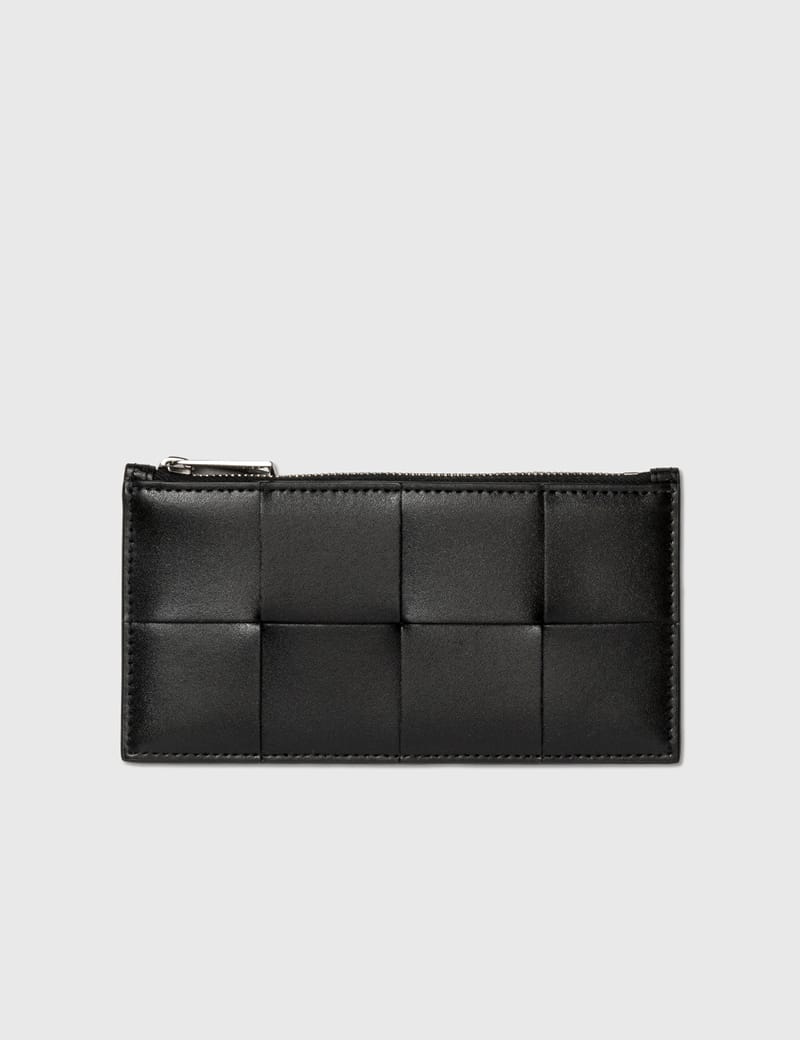 【BOTTEGA VENETA】Cassette 5-Slot Zip Card Holder Black Bottega Benetta Cassette 5-Slot Zip-Up Card Holder Black | eBay