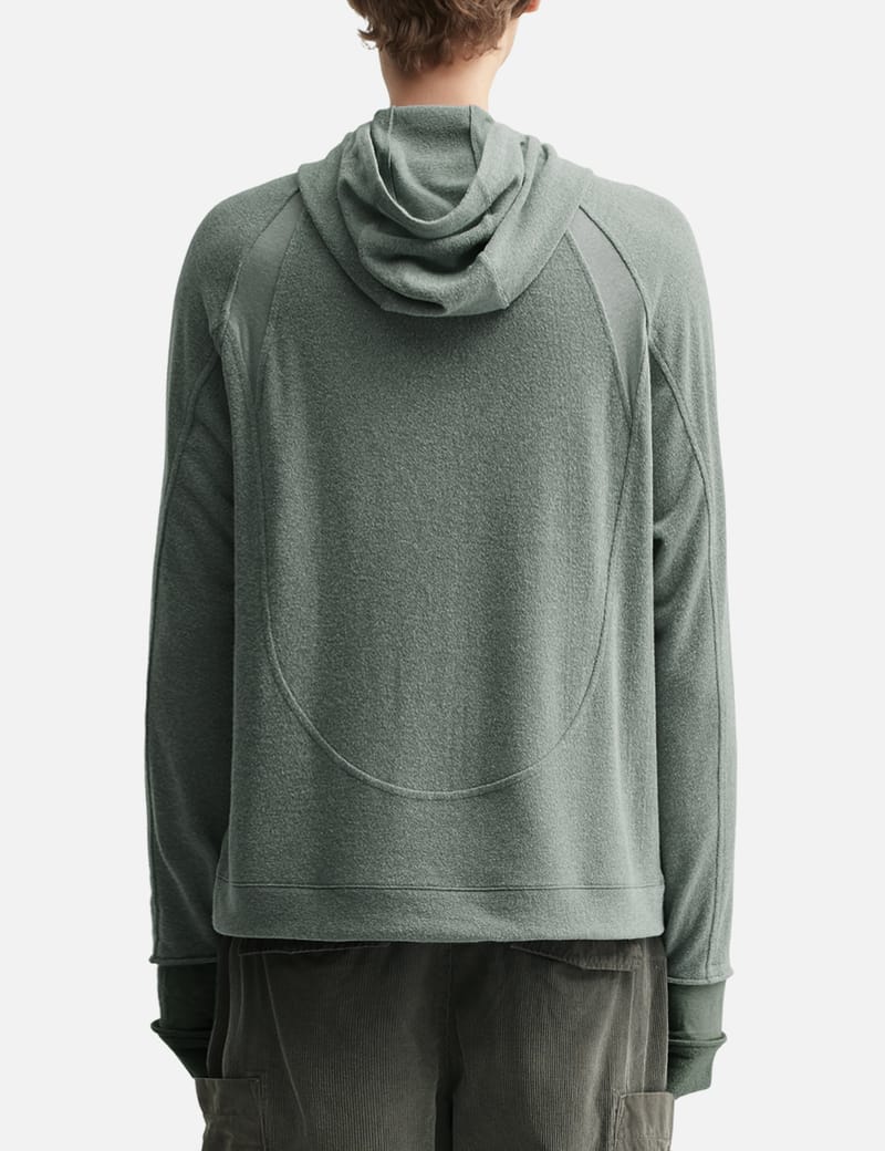 トップス SAN SAN GEAR KAPAS KNIT ZIP-UP size1 San San Gear Kapas Knit Zip-Up - Mint color-block hoodie with 2