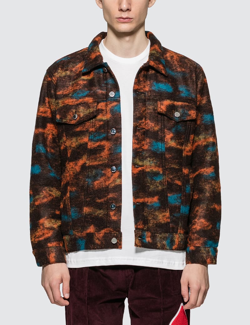 sizeMJUST DON JUNGLE WOOL TRUCKER JACKET - ブルゾン