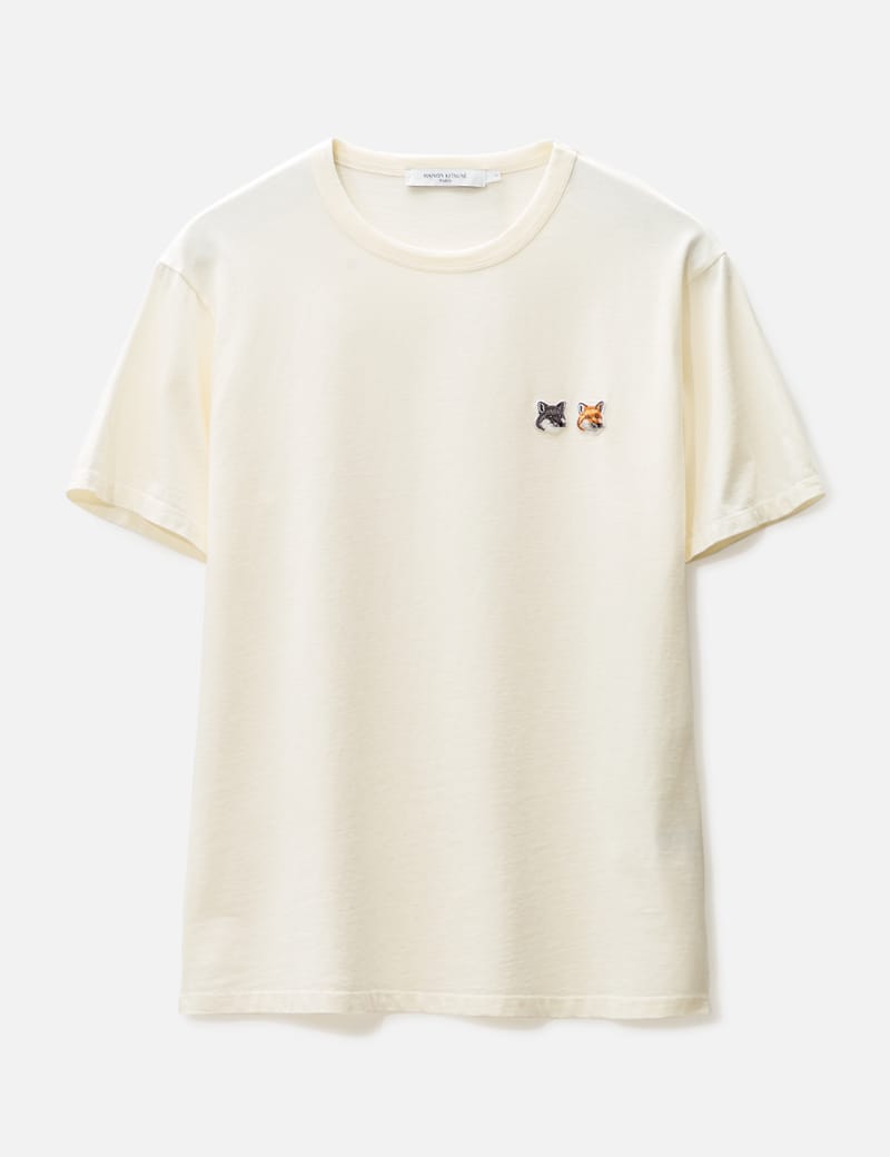 Maison Kitsuné - DOUBLE FOX HEAD PATCH CLASSIC T-SHIRT | HBX