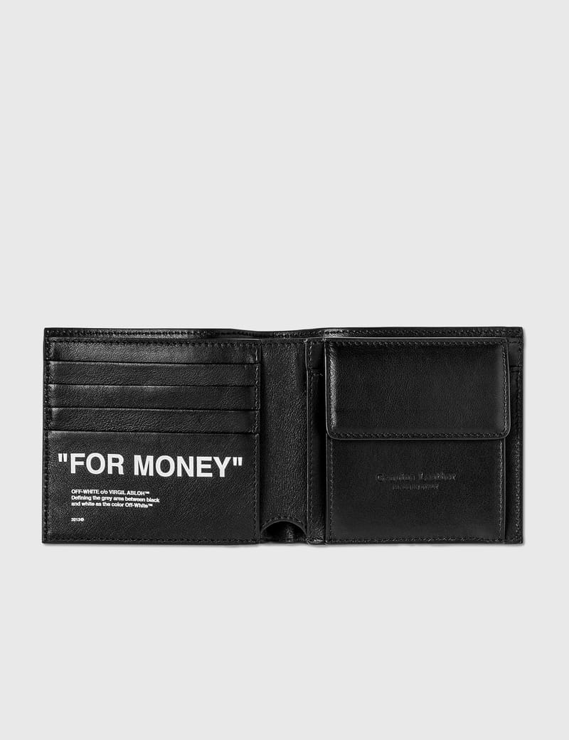 オンラインストア取寄 off white “FOR MONEY”マネークリップ ブラック