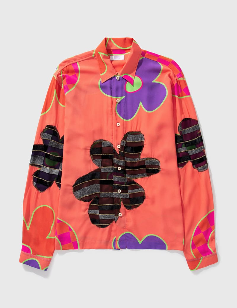 6,750円【新品】ERL floral shirt
