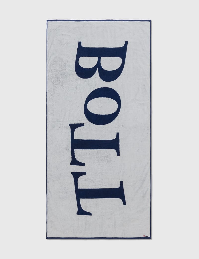 【新品未開封】BOTT Logo Beach Towel  NAVY 今治タオル