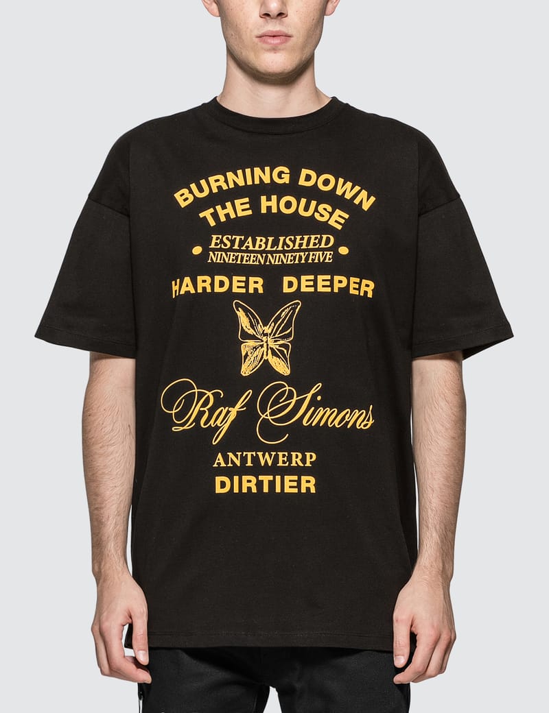 Raf Simons - Big Fit Harder Deeper T-shirt | HBX - HYPEBEAST 為您