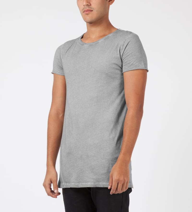 SILENT DAMIR DOMA - Grey Teylis Oval Neck T-Shirt | HBX