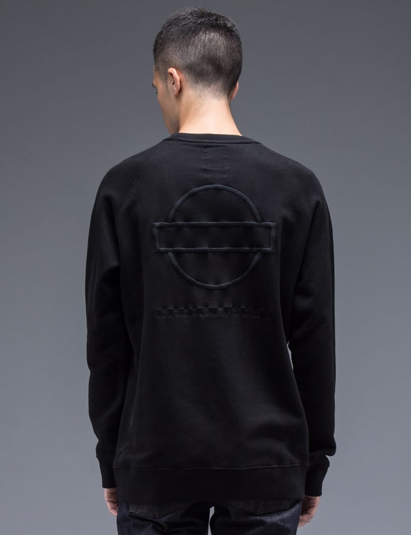 Roundel London - Black 55 Broadway French Terry Crewneck | HBX ...