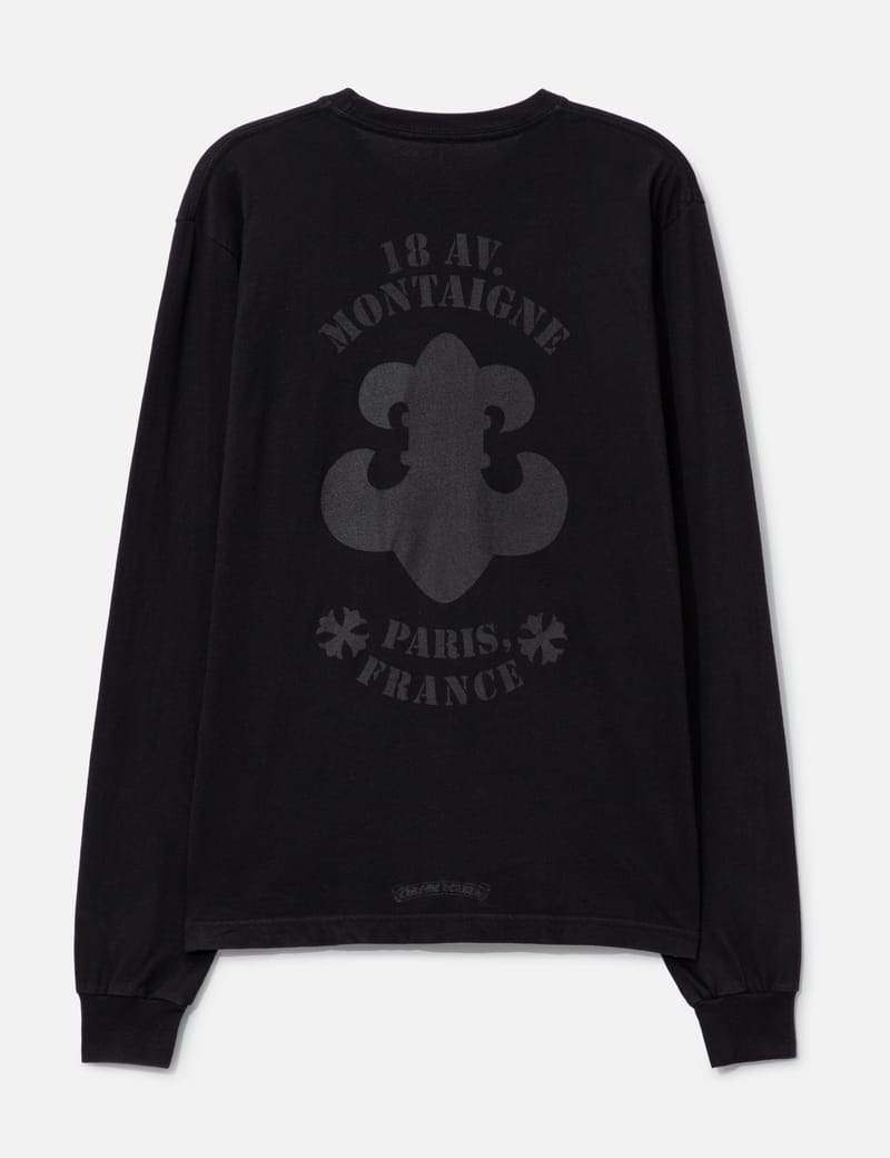 Chrome Hearts - Tonal Paris Long Sleeve Pocket T-shirt | HBX