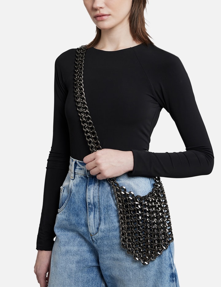 Martine Ali - CHAINMAIL CROSSBODY BAG - GUNMETAL | HBX