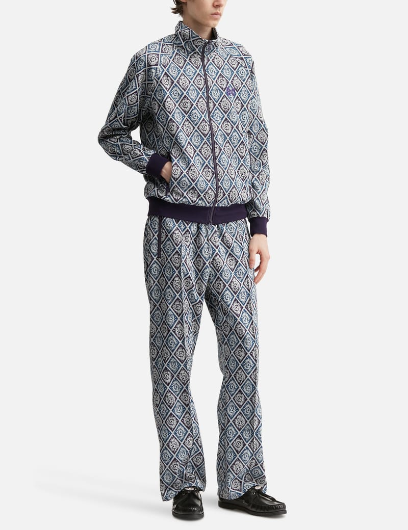 トップス NEEDLES Track Jacket - Poly Jacquard Needles Track Jacket - Poly Jacquard - Jacquard track jacket with
