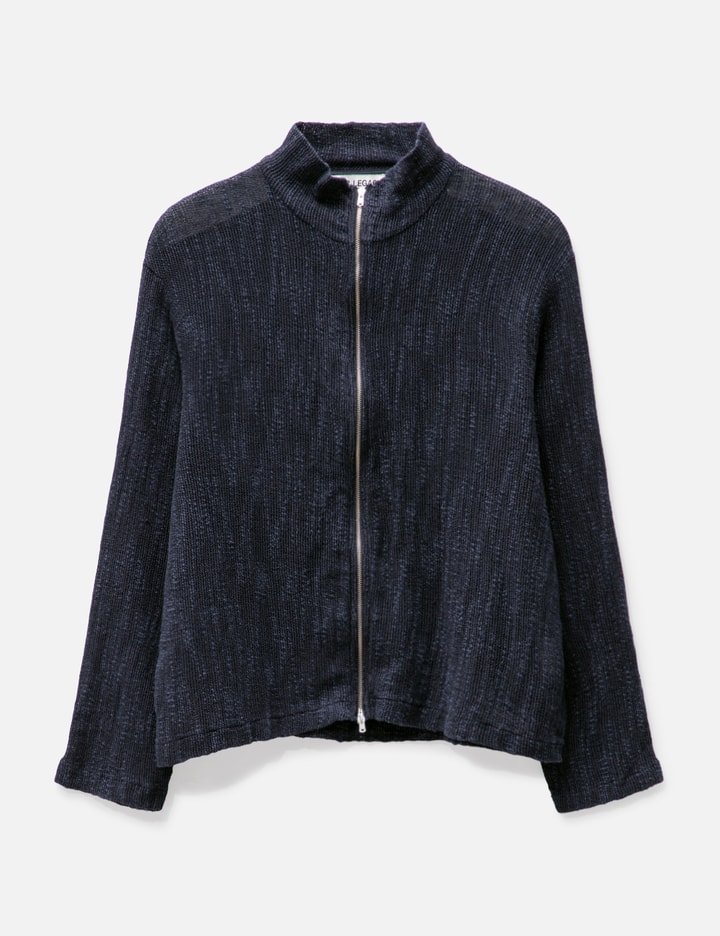 Long Sleeve Shrunken Polo Top