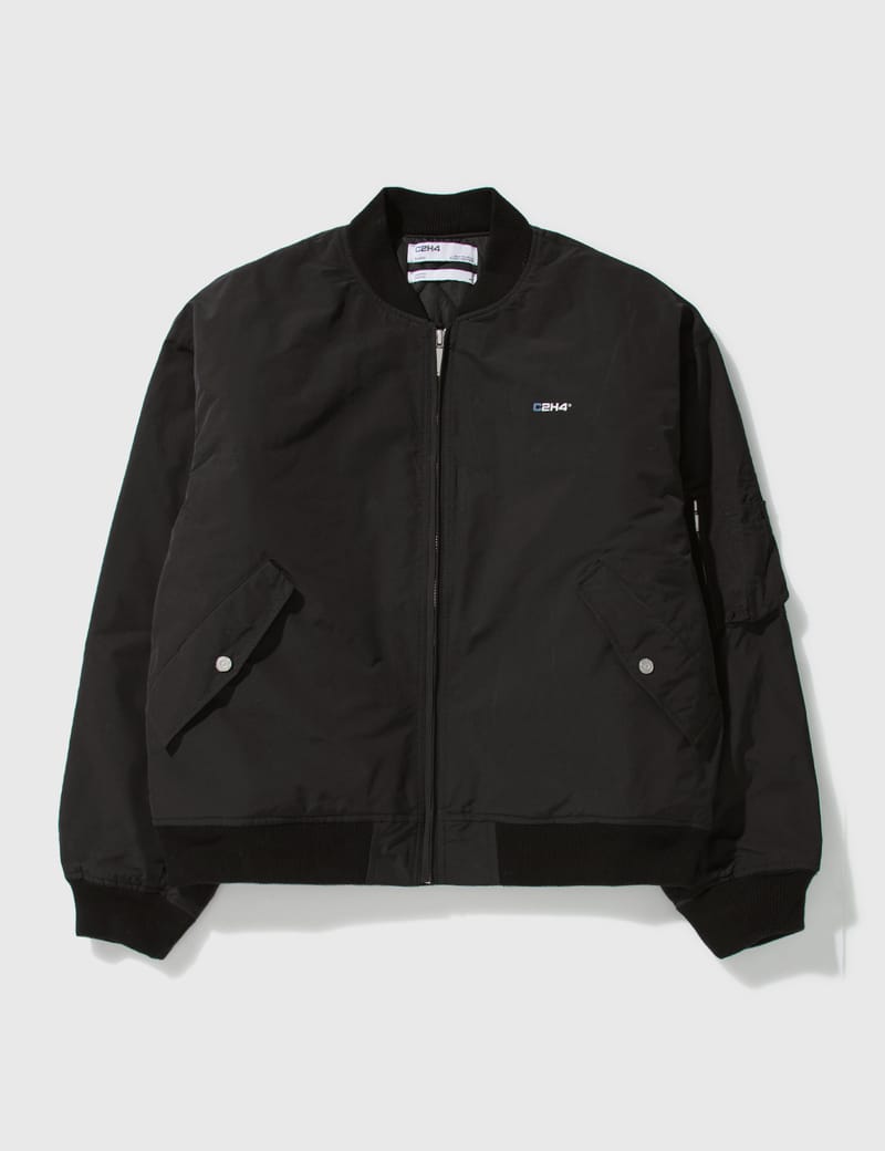 C2H4 - Staff Uniform Logo Bomber Jacket | HBX - Globally Curated Fashion  and Lifestyle by Hypebeast