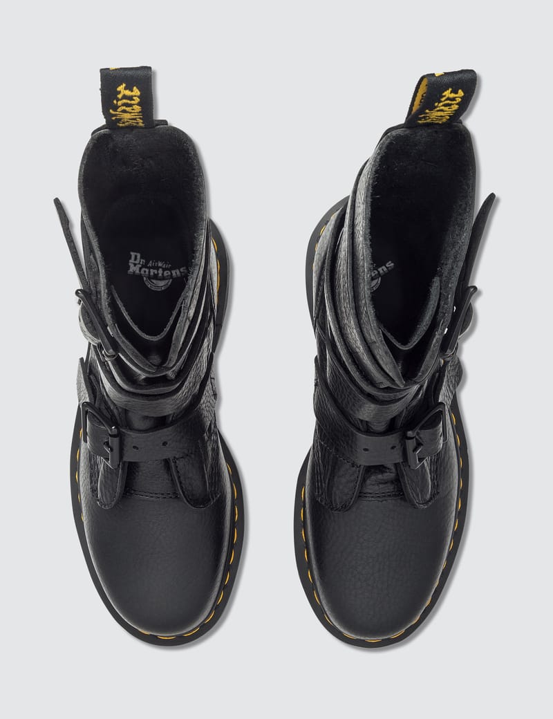 Dr. Martens - 10 Eye Boots With Strap | HBX - Globally