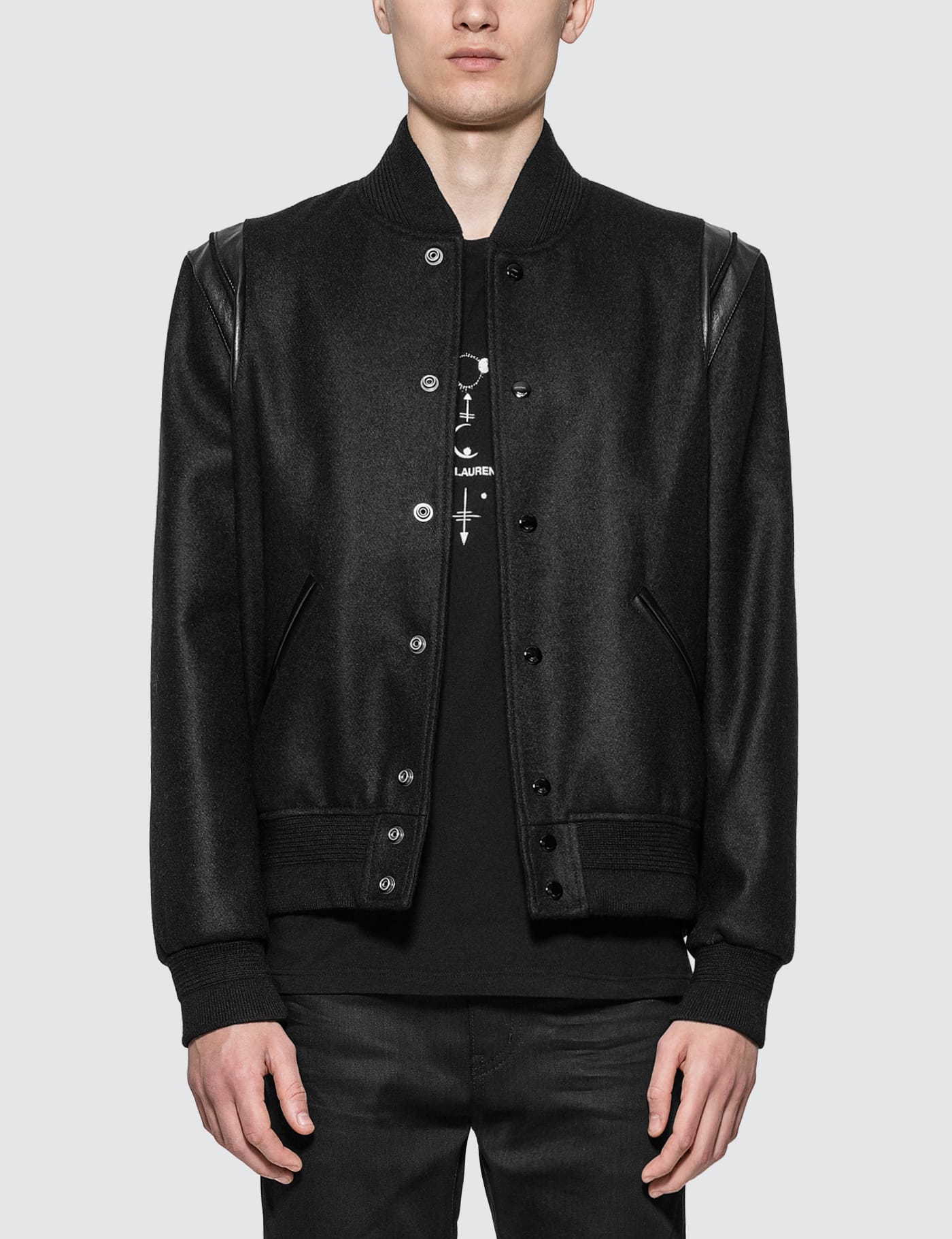 Saint Laurent - Wool Teddy Jacket | HBX - Globally Curated Fashion and  Lifestyle by Hypebeast