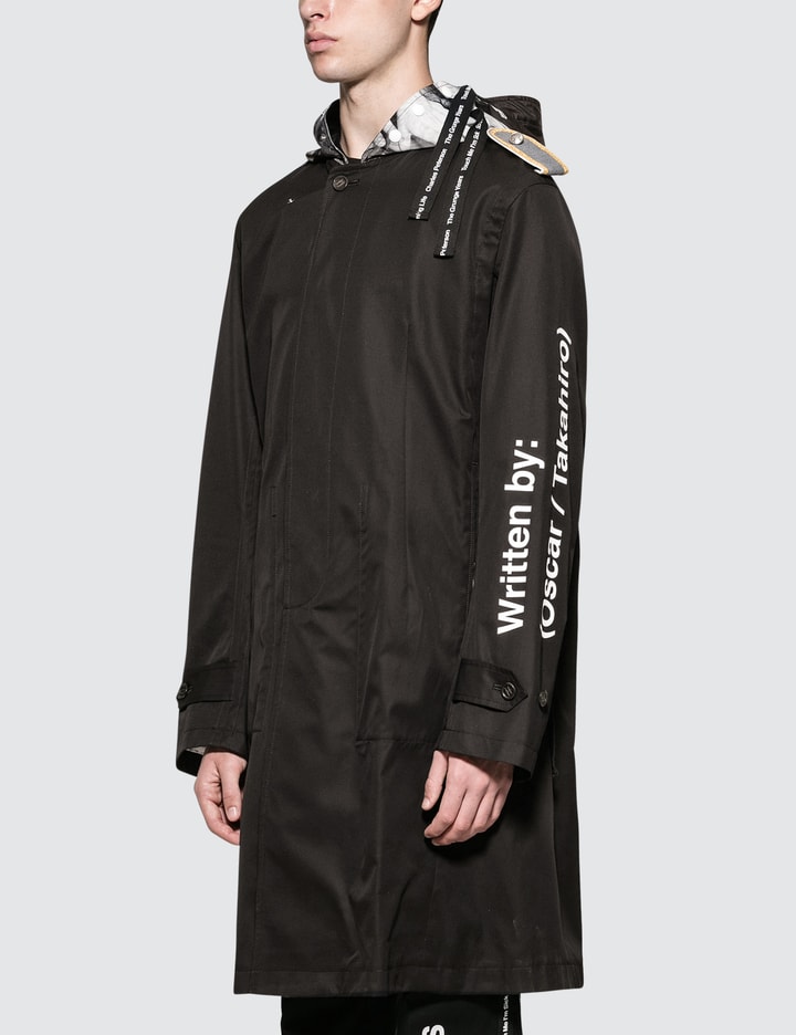 Takahiromiyashita Thesoloist Wrapped Collar Rain Coat HBX