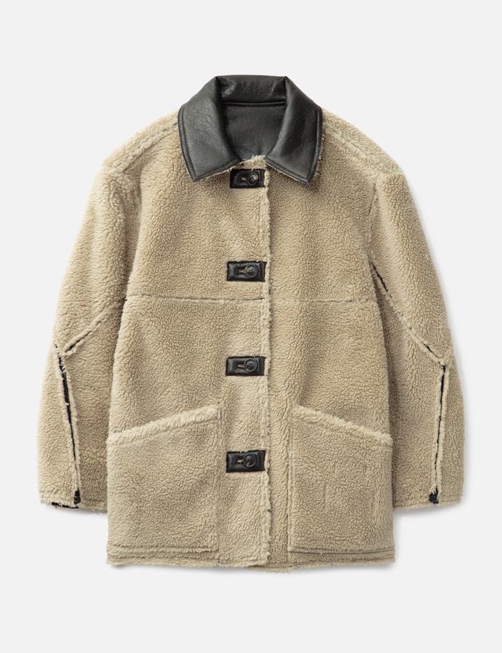 COOR - Reversible Fake Shearling Coat | HBX