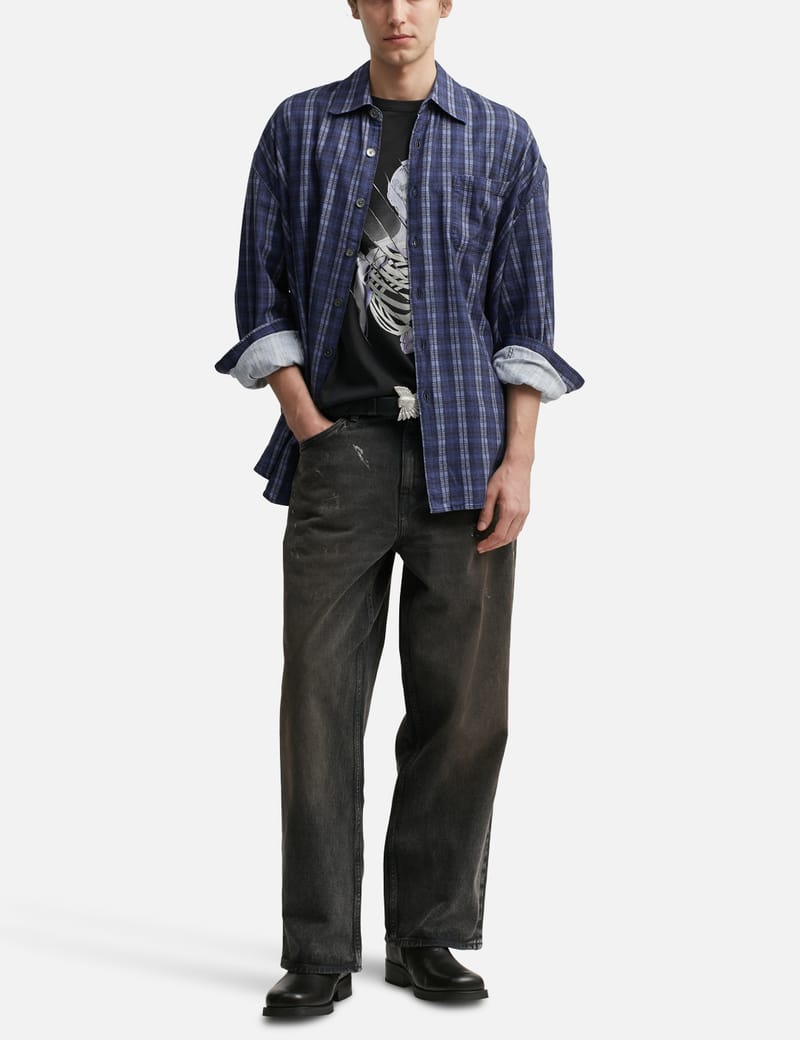 Our Legacy Borrowed Shirt - Oversized Portuguese cotton check