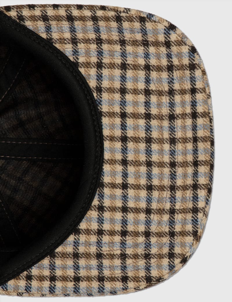 Stüssy - Wool Plaid Flap Cap | HBX