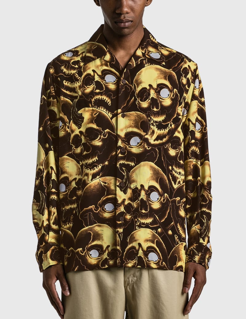 Wacko Maria - 56 Tattoo Studio Hawaiian Shirt (Type 1) | HBX ...