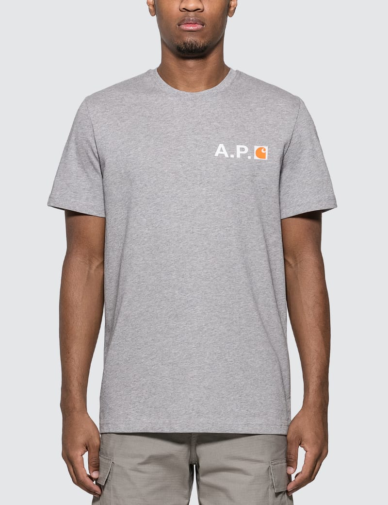 A.P.C. - A.P.C. x Carhartt Fire T-Shirt | HBX - Globally Curated